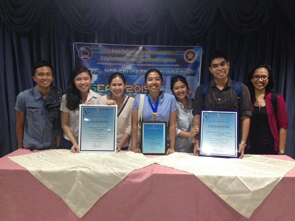 UP Educ Students Dominate 1st Teachers’ Education Summit 2015